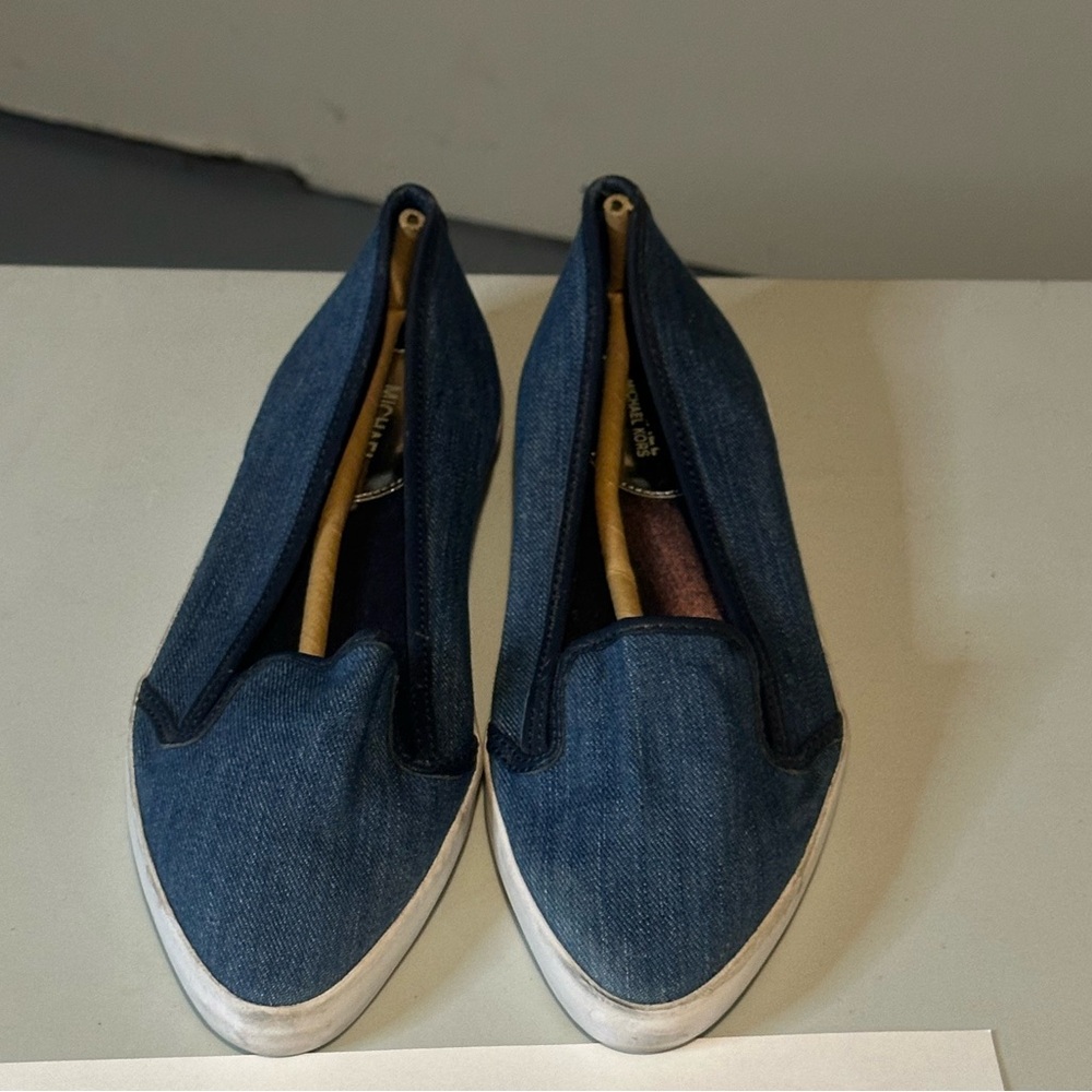 Michael Kors Blue Denim Flats